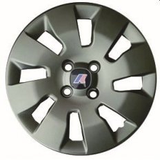 Coppa ruota diametro 14 logo kwai blu per FIAT PANDA dal 2012