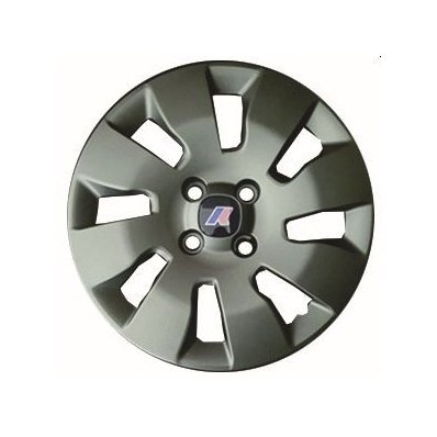 Coppa ruota diametro 14 logo kwai blu per FIAT PANDA dal 2012