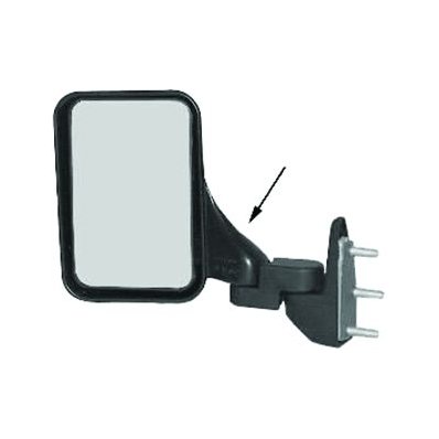 Retrovisore manuale nero braccio lungo lato sinistro guidatore